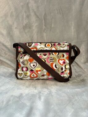 LeSportsac Hearts Content Pattern Crossbody - Vintage